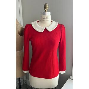 Women's Vintage Red Pull Over Top by PRICH